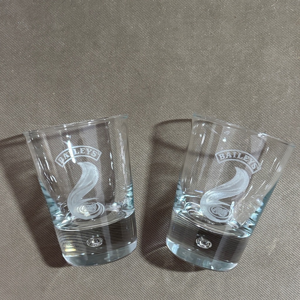 Baileys Clear Rock Glass Set